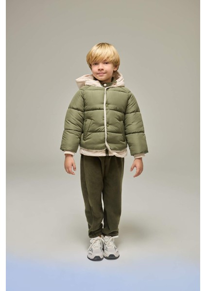 Erkek Bebek Su Geçirmez Çok Renkli Cepli Şişme Mont C3462A525AU fiyatları