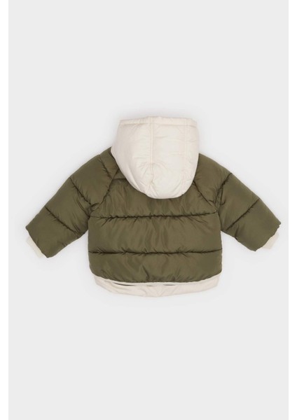 Erkek Bebek Su Geçirmez Çok Renkli Cepli Şişme Mont C3462A525AU