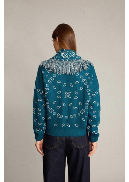 Oversize Geniş Kalıp Püskül Detaylı Triko Hırka G6391AX25WN indirimleri