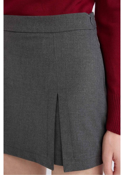 Yüksek Bel Pileli Casual Klasik Şort Etek fırsatları