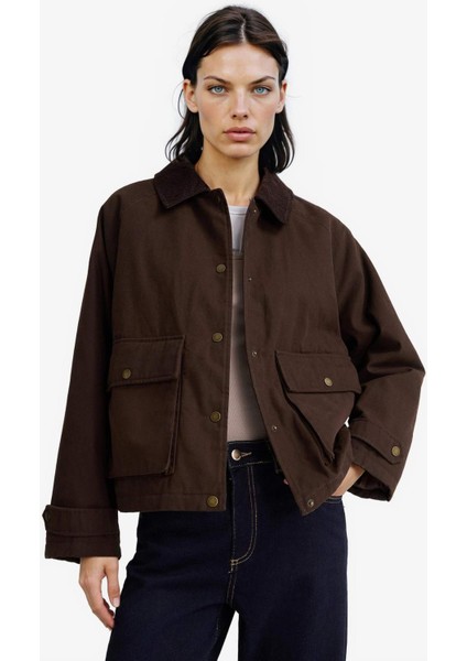 Regular Fit Polo Yaka Pamuklu Mont F0037AX25AU modelleri