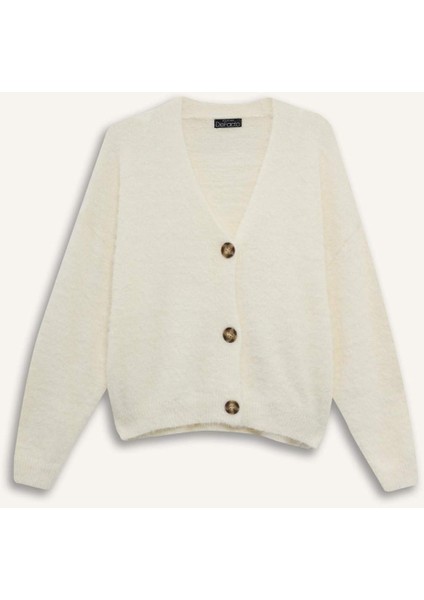 Regular Fit V Yaka Triko Hırka K7886AZ25WN fiyatları