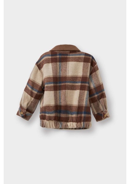 Erkek Bebek Kareli Flanel Uzun Kollu Gömlek fırsatları