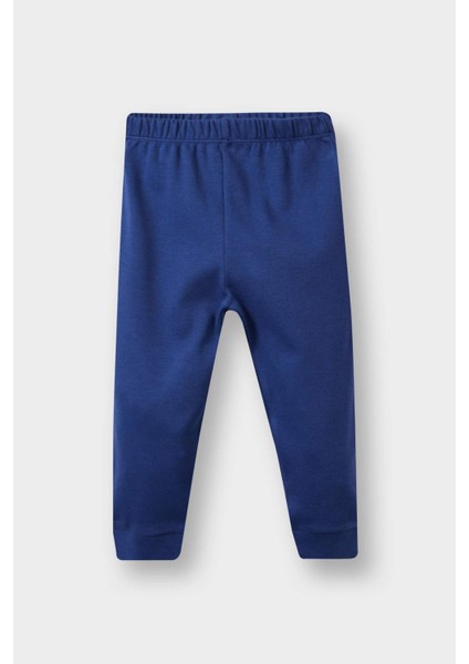 Erkek Bebek Pijama Takımı Dinozor Baskılı Uzun Kollu Üst Uzun Alt fırsatları