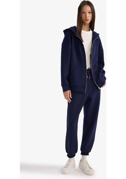 Jogger Fit Cepli Skuba Dalgıç Kumaş Pantolon