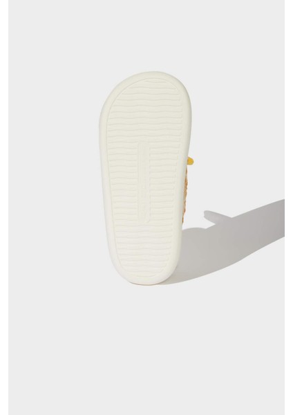 Kadın Zürafa Temalı Düz Taban Ev Terliği F1547AX25WN