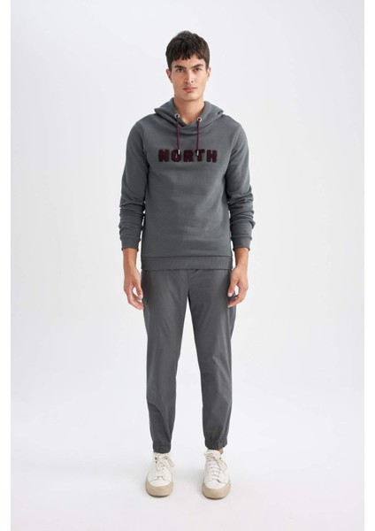 %100 Pamuk Yazlık Jogger Pantolon Basic Düz Beli Bağcıklı Cepli Lastikli Paça D7782AX24AU modelleri