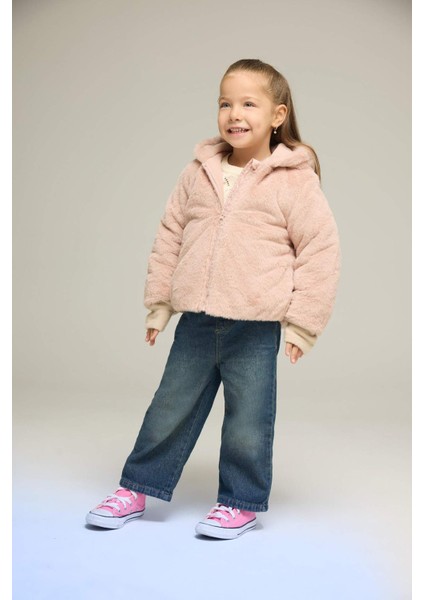 Kız Bebek Wide Leg Jean Pantolon