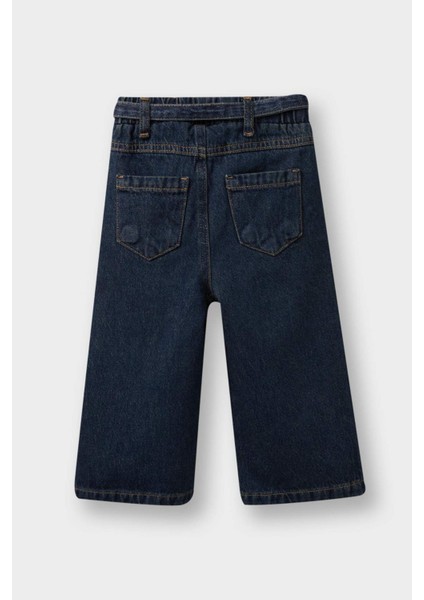 Kız Bebek Wide Leg Jean Pantolon fırsatları