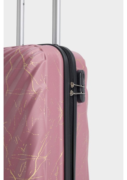 Unisex Sert Kapaklı Çekçekli Küçük Boy Valiz E7064AXNS indirimleri