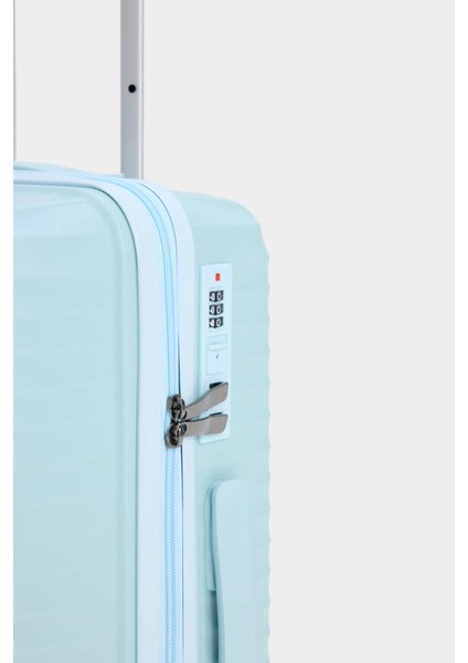 Unisex Sert Kapaklı Çekçekli Küçük Boy Valiz E7080AXNS fırsatları