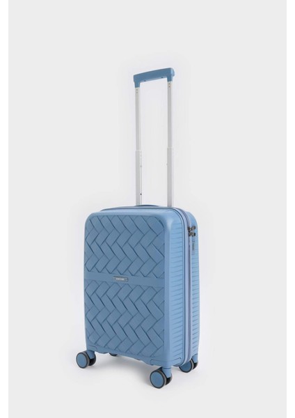 Unisex Sert Kapaklı Çekçekli Küçük Boy Valiz E7081AXNS fiyatları