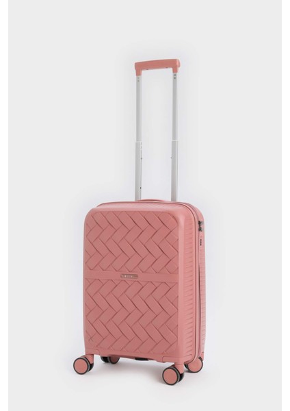 Unisex Sert Kapaklı Çekçekli Küçük Boy Valiz E7081AXNS fiyatları