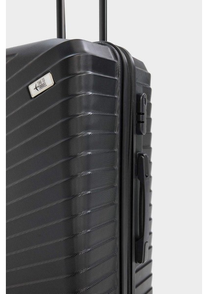 Unisex Sert Kapaklı Çekçekli Küçük Boy Valiz E7342AXNS indirimleri