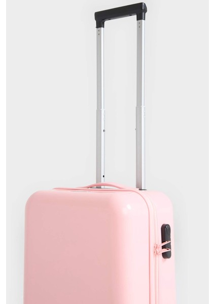 Unisex Sert Kapaklı Çekçekli Küçük Boy Valiz E7349AXNS fırsatları