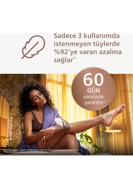 Lumea BRI950/02 Lumea Lazer Epilasyon Ipl Tüy Alma Cihazı Yüz+Vücut+Hassas Bölge Kullanımı,kablolu/kablosuz Kullanım fırsatları