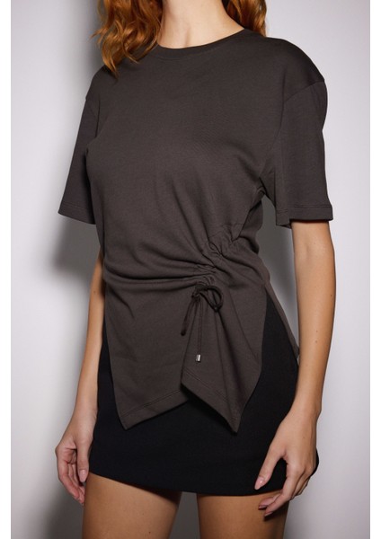 Drapeli Asimetrik Tshirt modelleri