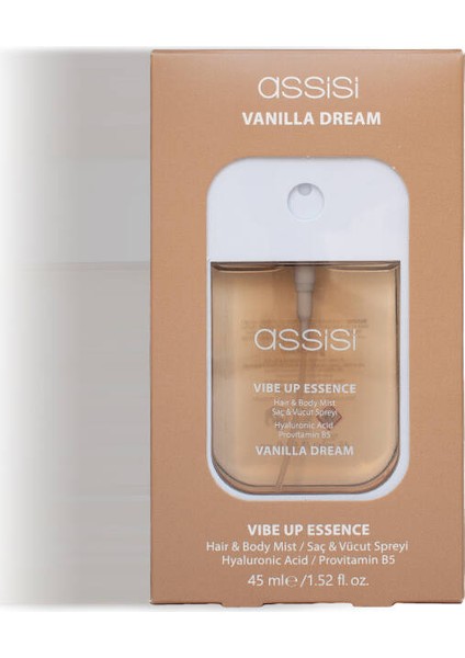 Vanilla Dream Hyaluronik Asit & Provitamin B5 Saç ve Vücut Spreyi 45 ml – Vanilya & Yasemin Kokulu modelleri