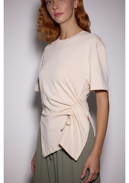 Drapeli Asimetrik Tshirt fırsatları