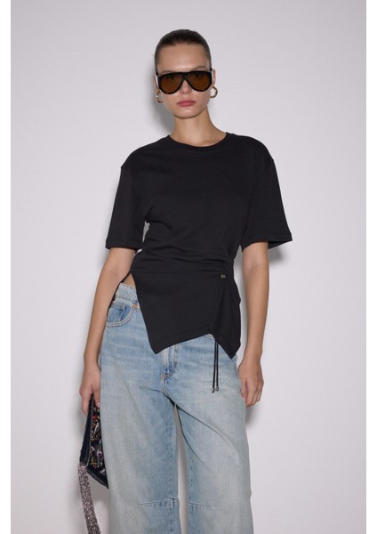 Drapeli Asimetrik Tshirt modelleri