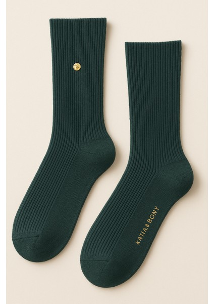 Erkek Yün Soket Çorap Yeşil