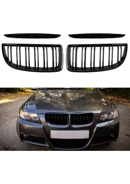 Bmw E90 Sedan Ön Panjur Izgara Piano Black 2005-2008