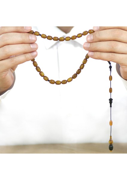 Sistemli Her Tanesi ve Imamesi Usta Işçilikli Kapsül Kesim Sedefli Kahverengi Siyah Katalin Tesbih modelleri