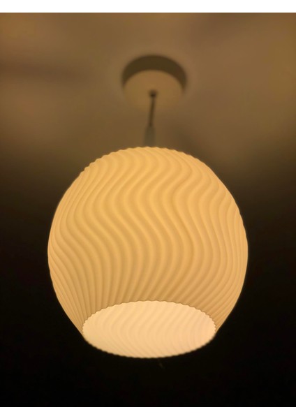 Dalgalı Abajur Tasarımı