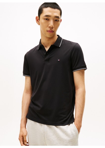 Siyah Erkek Polo T-Shirt MW0MW37310BDS_PERFORMANCE Jersey Re fiyatları