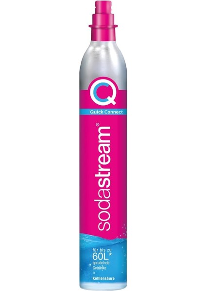 Qc 60L Yedek Co₂ Tüp – Quick Connect Pink Cylinder
