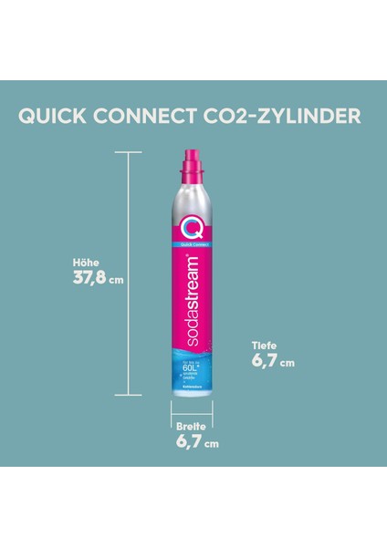 Qc 60L Yedek Co₂ Tüp – Quick Connect Pink Cylinder fırsatları