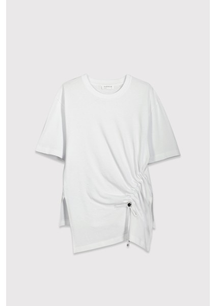 Drapeli Asimetrik Tshirt indirimleri
