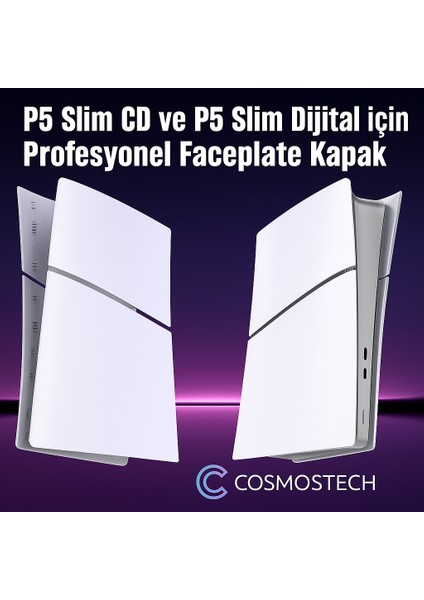 Ps5 Slim Faceplate Kapak – Disc CD Cosmostech Ps5 Slim Faceplate Kapak Seti – Disc CD & Digital Edition Uyumlu Cover Case Beyaz indirimleri