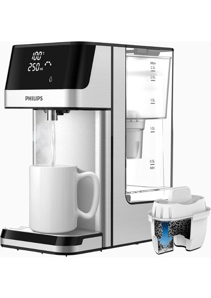 Filtreli Sıcak Su Istasyonu 6 Kademeli Anında Isıtma 2.2 L