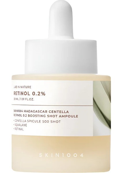 Centella Retinol 0.2 Boosting Shot Ampoule Retinol Içeren Cilt Bariyeri Sıklaştırıcı Ampul 30ML