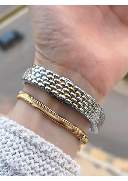 Oval Kasa Vintage Özel Seri 2 Yıl Garantili 3 Atm Kadın Kol Saati+Bileklik BD.14130.7 modelleri