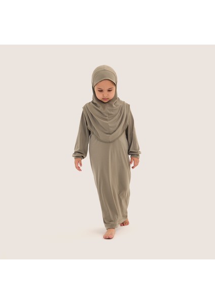 Islami Çocuk Tek Parça Namaz Elbisesi modelleri