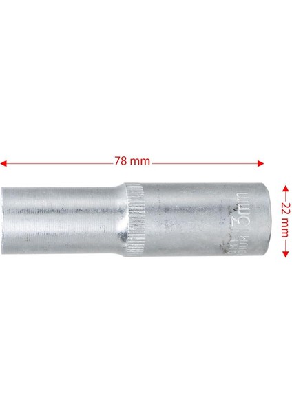 6454 Altı Köşe 1/2" Uzun Derin Lokma Anahtar 13 mm indirimleri