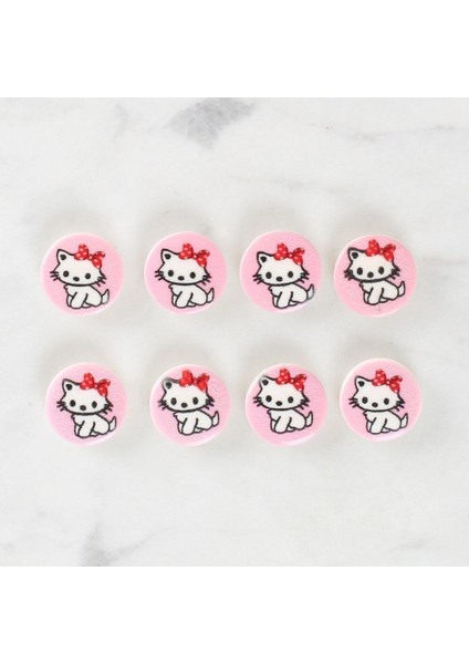 Loren Crafts 8'li Kedi Düğme - 1027 fiyatları