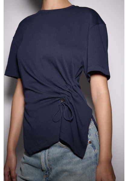 Drapeli Asimetrik Tshirt modelleri