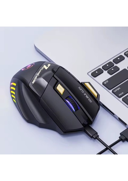 Kablosuz Oyuncu Mouse – 3200 Dpı Ayarlanabilir Hassasiyet, Rgb 7 Renk LED Aydınlatma, Şarjlı, Ergonomik Tasarım, 2.4ghz Wireless Gaming Mouse | Gw-X7 fırsatları