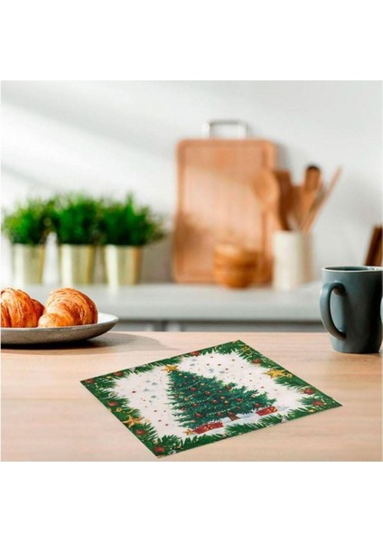 Yılbaşı Çam Ağacı Kağıt Peçete 33X33CM(20ADET) fiyatları