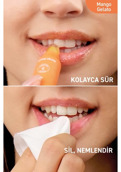 Dudak Peelingi, Lip Scrub-Mango Gelato 15 ml fırsatları