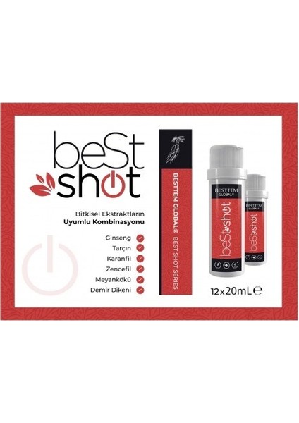 Best Shot Bitkisel Ekstrat 12X20 ml