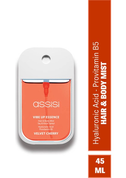 Cherry Blossom Hyaluronik Asit & Provitamin B5 Saç ve Vücut Spreyi 45 ml – Kiraz & Vanilya Kokulu