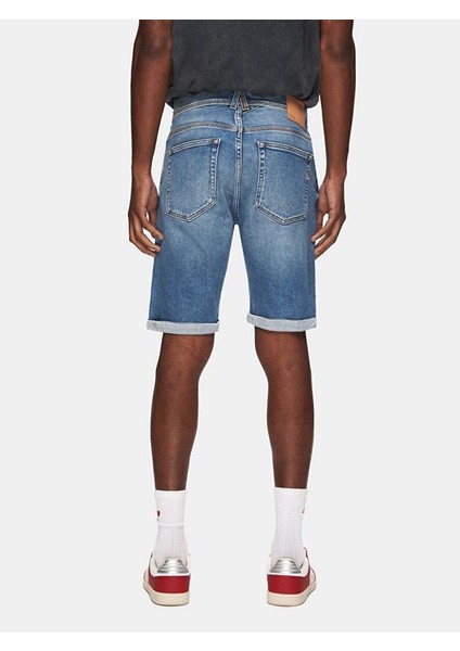 Erkek Corvın Dar Kesim Orta Bel Jean Bermuda