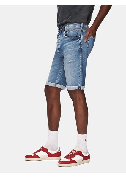 Erkek Corvın Dar Kesim Orta Bel Jean Bermuda