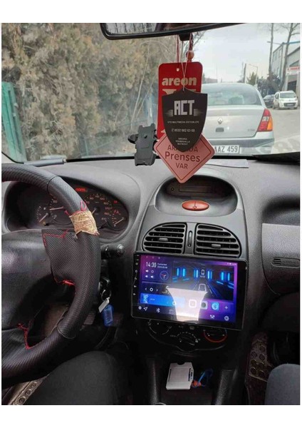 Peugeot 206 Uyumlu 9 Inç 4 GB Ram 64 GB Hafıza QLED Ekran Multimedya Android Teyp fırsatları