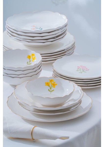 De Santıago 6 Kişilik 24 Parça Yemek Takımı