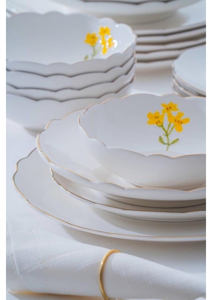 De Santıago 6 Kişilik 24 Parça Yemek Takımı modelleri